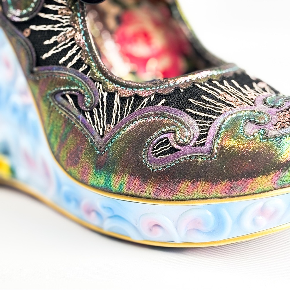 Irregular Choice Aquata Mermaid Heels | Sculpted Heel | Size 39 (US 8) - Picture 6 of 9